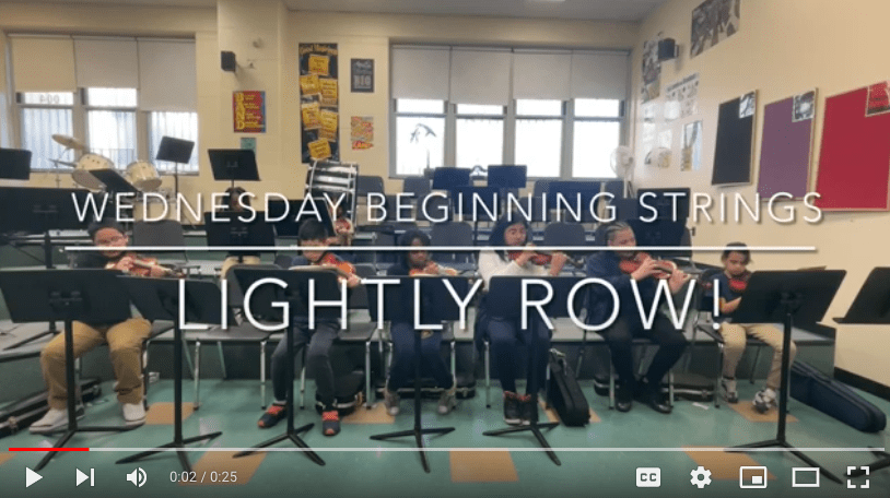 Wednesday Strings – Lightly Row!