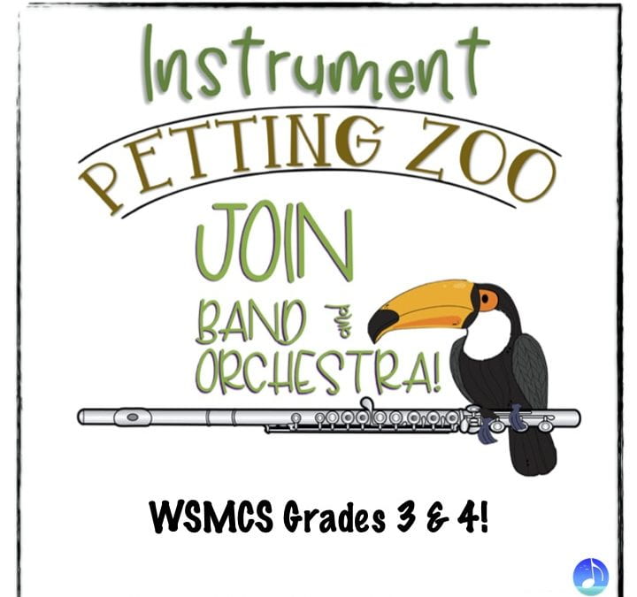 May 11th 2023! The WSMCS Instrument Petting Zoo!
